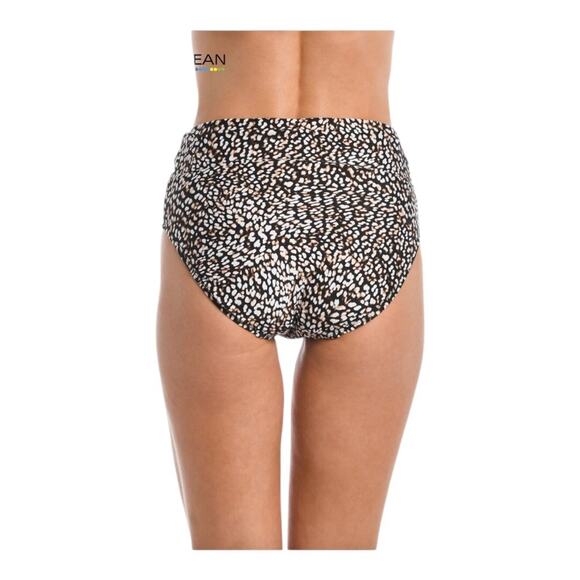 24th & Ocean Wild Instincts Stylish Mini Animal Print High Waist Bottom Size XXL - Picture 2 of 14